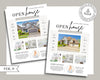Open House Flyer | Real Estate Open House Flyer Template | Just Listed Flyer | Real Estate Marketing | Editable Canva Template | Postcard