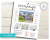 Open House Flyer | Real Estate Open House Flyer Template | Just Listed Flyer | Real Estate Marketing | Editable Canva Template | Postcard