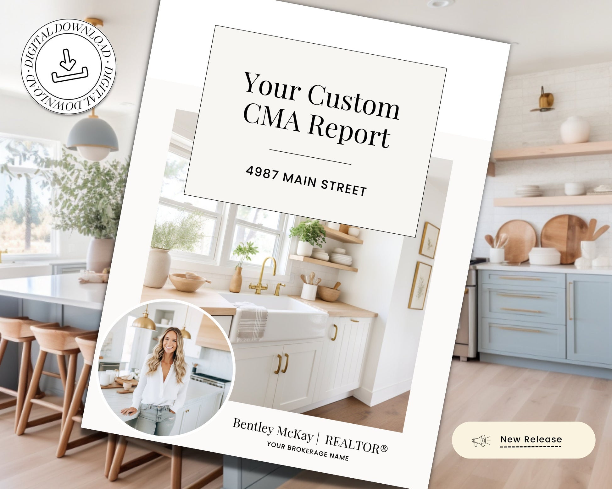 Home Equity Report | CMA Packet Clients | Comparative Market Analysis | Listing Presentation | Seller Guide Real Estate Prospecting | Canva