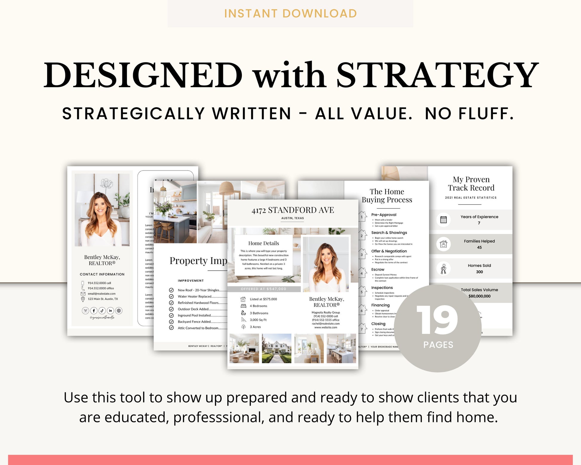 Open House Packet | Listing Flyer | Open House Sign In Sheet | Real Estate Marketing | Home Buyer Guide | Real Estate Home Feature Sheet