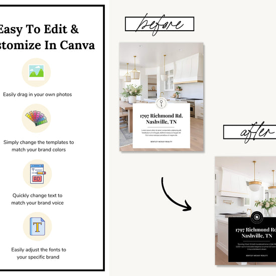 Real Estate Brochure | Property Brochure | Open House Brochure | For Sale Flyer | Listing Flyer | Real Estate Marketing | Brochure Template