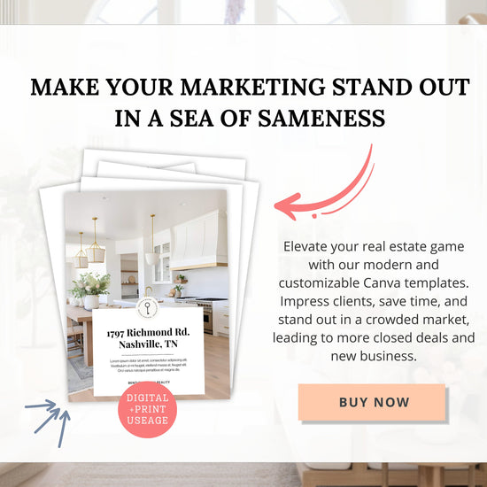 Real Estate Brochure | Property Brochure | Open House Brochure | For Sale Flyer | Listing Flyer | Real Estate Marketing | Brochure Template