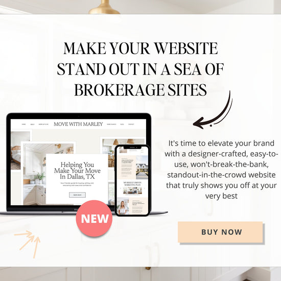 Real Estate Showit Website | Real Estate Agent Website Template | Showit Website Template | Website for Real Estate Marketing | Real Estate