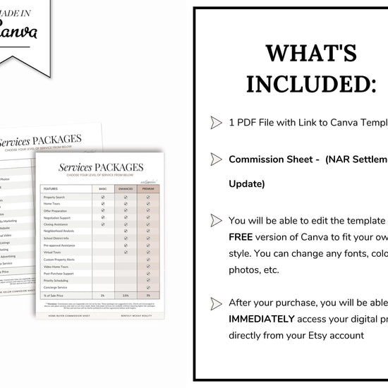 Real Estate Commission Template | Real Estate Commission Sheet | NAR Settlement | Buyers Agent Commission | Commission Template | Commission