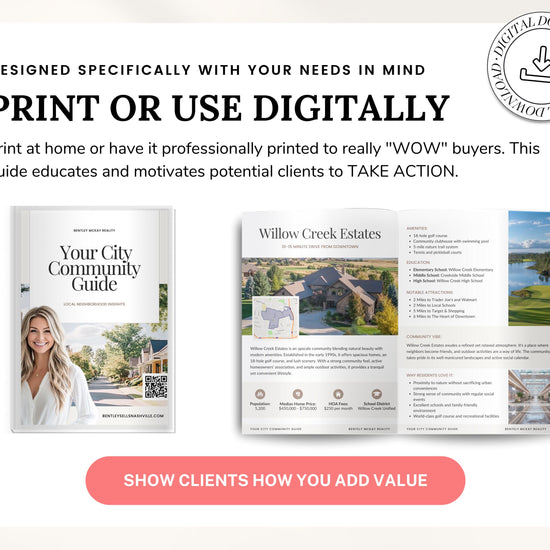 Neighborhood Guide | Community Guide | Real Estate Local Guide Template | Real Estate Community Guide | Local Community City Guide | Canva