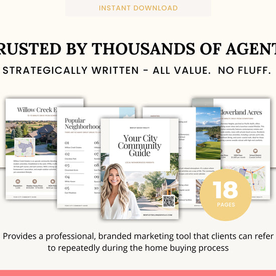 Neighborhood Guide | Community Guide | Real Estate Local Guide Template | Real Estate Community Guide | Local Community City Guide | Canva