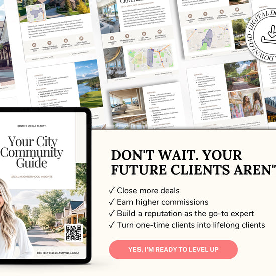 Neighborhood Guide | Community Guide | Real Estate Local Guide Template | Real Estate Community Guide | Local Community City Guide | Canva
