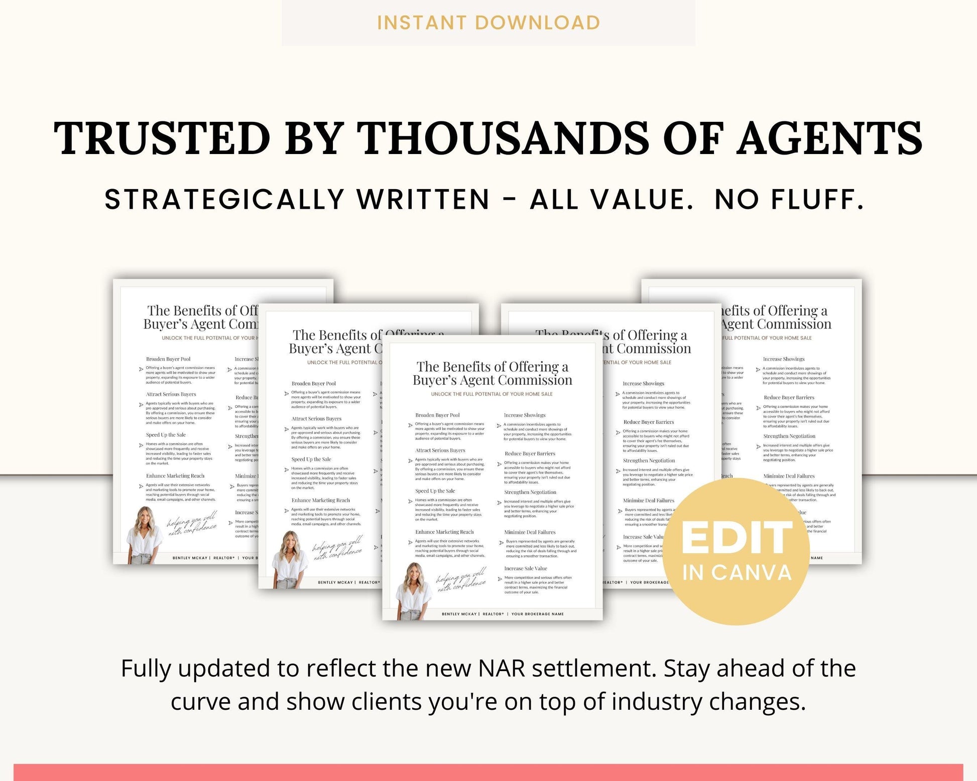 Benefits of Offering Buyer Agent Commission When Listing Your Home | Listing Agent Presentation | NAR Settlement | Buyers Agent Commission