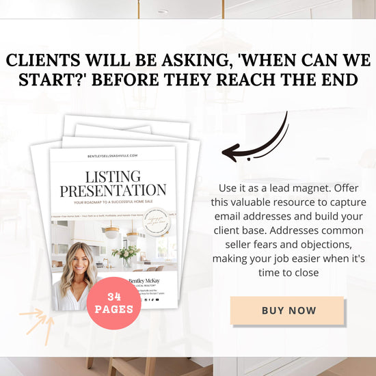 Real Estate Listing Presentation | NAR Settlement | Real Estate Marketing | Real Estate Canva Template | Listing Consultation | Home Seller