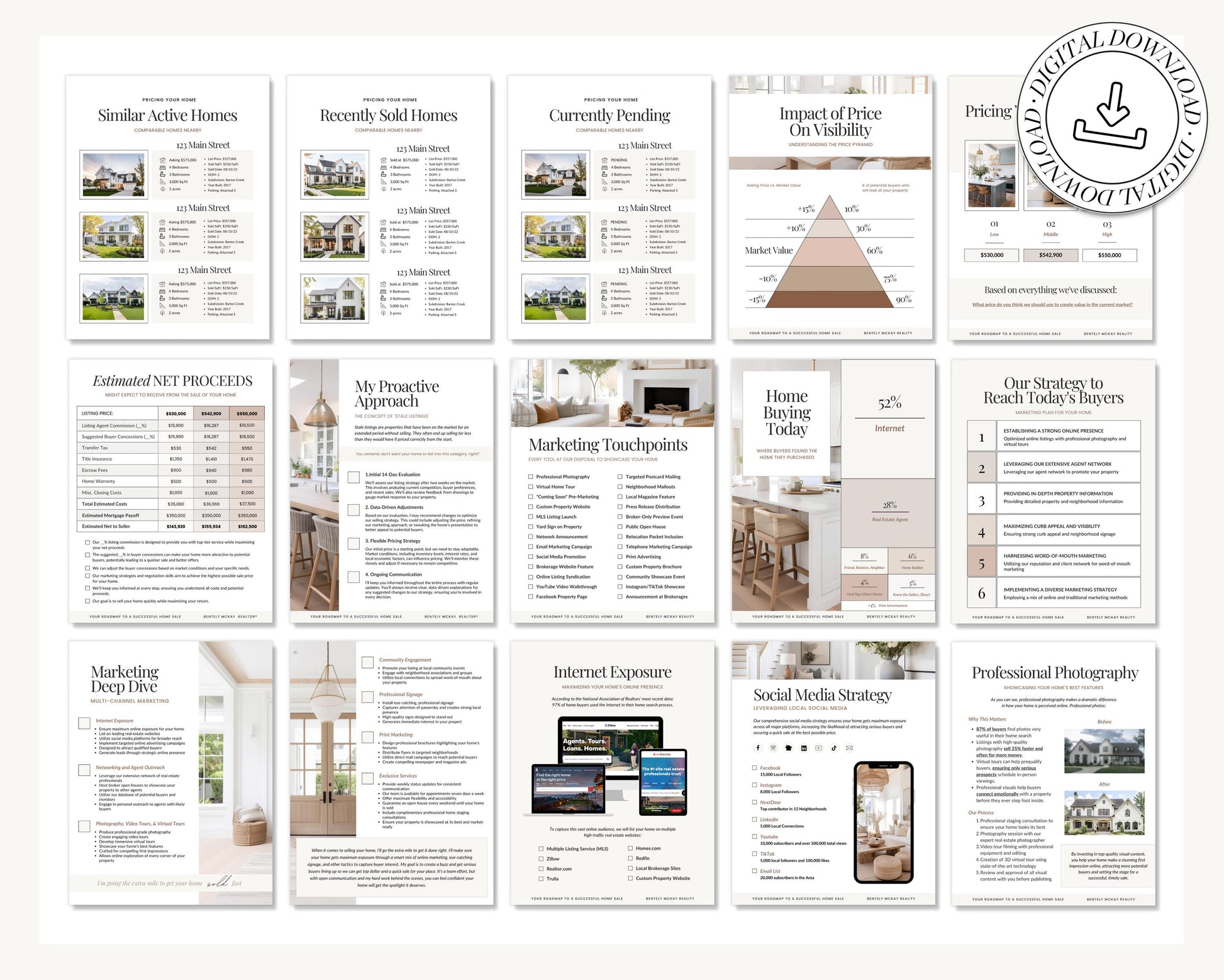 Real Estate Listing Presentation | NAR Settlement | Real Estate Marketing | Real Estate Canva Template | Listing Consultation | Home Seller