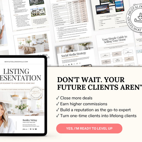 Real Estate Listing Presentation | NAR Settlement | Real Estate Marketing | Real Estate Canva Template | Listing Consultation | Home Seller