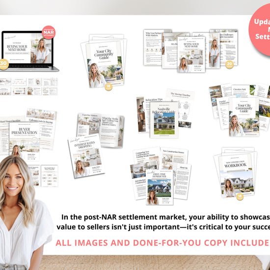 Buyer's Agent Real Estate Bundle | Home Buyer Guides | Benefits of Using a Buyer Agent | NAR Settlement | Digital Download | Buyer's Agent