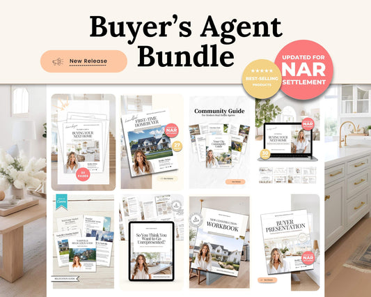 Real Estate Buyer's Agent Bundle | NAR Settlement | Buyer's Agent Bundle | Home Buyer Guides | First-Time Home Buyer | Relocation Guides |