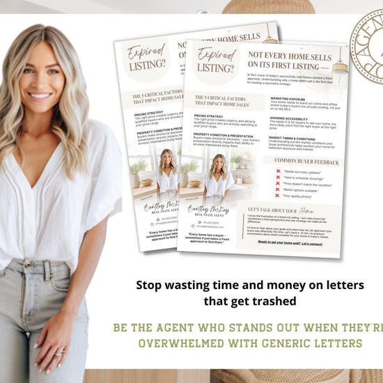 Real Estate Expired Listing Flyer | Real Estate Marketing | Canva Template | Real Estate Template | New Agent Flyer | Expired Listing Letter