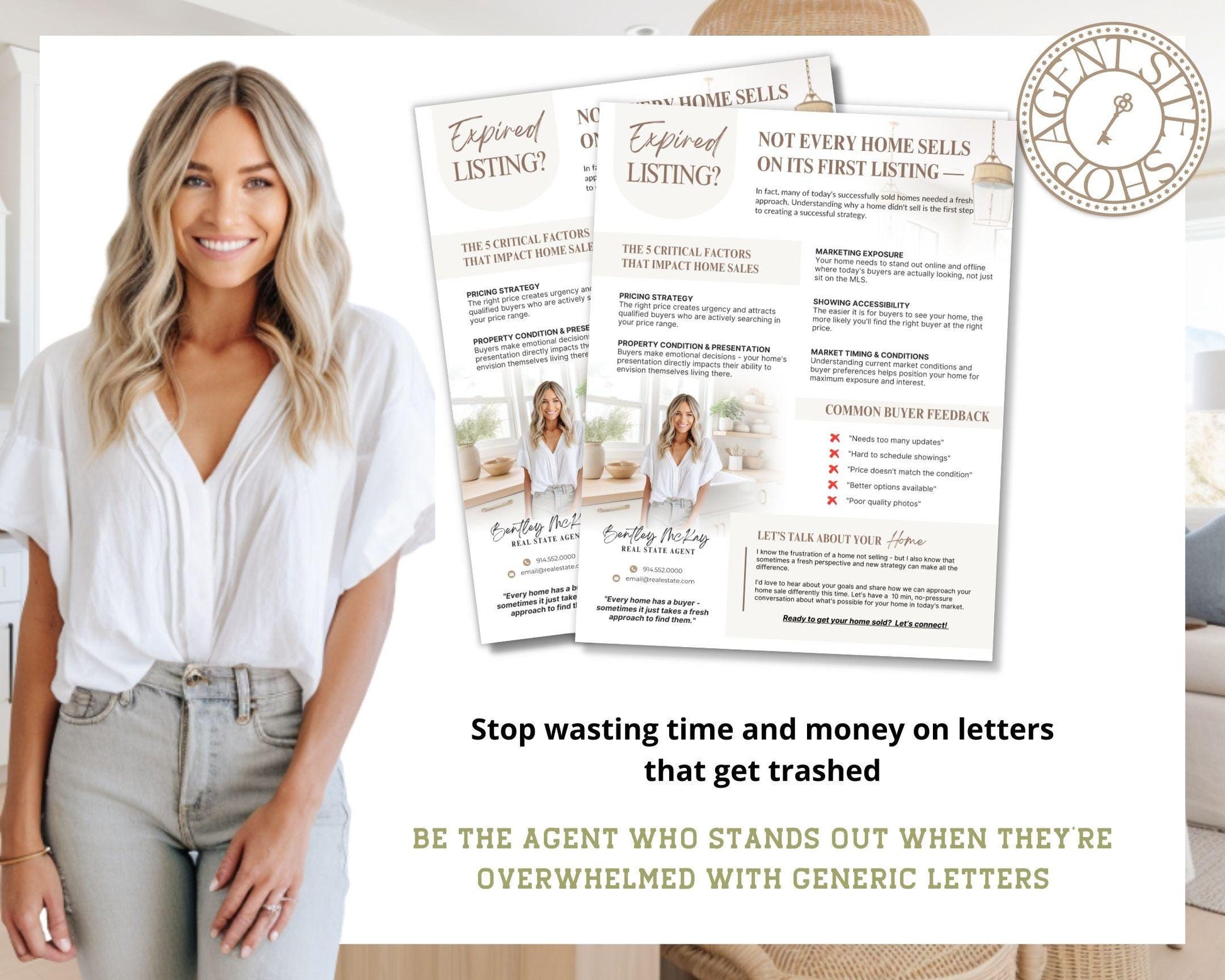 Real Estate Expired Listing Flyer | Real Estate Marketing | Canva Template | Real Estate Template | New Agent Flyer | Expired Listing Letter