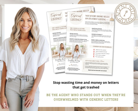 Real Estate Expired Listing Flyer | Real Estate Marketing | Canva Template | Real Estate Template | New Agent Flyer | Expired Listing Letter