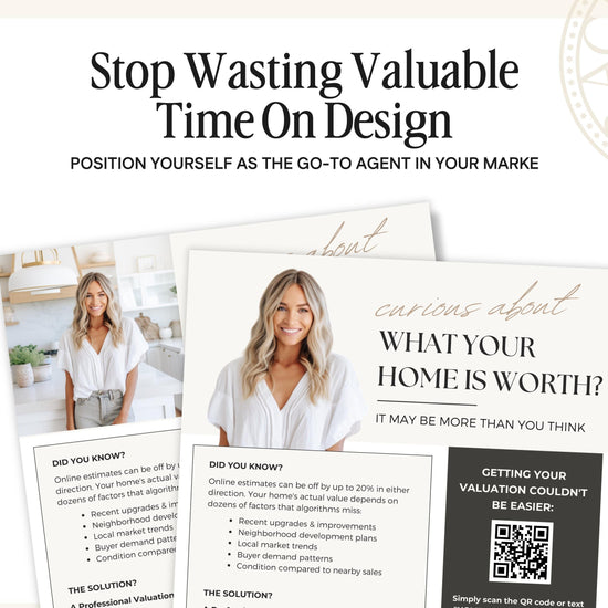 Home Value Marketing Flyer | Real Estate Canva Template | CMA Property Flyer | CMA Mailer | CMA Lead Magnet | Real Estate Lead Magnet Flyer