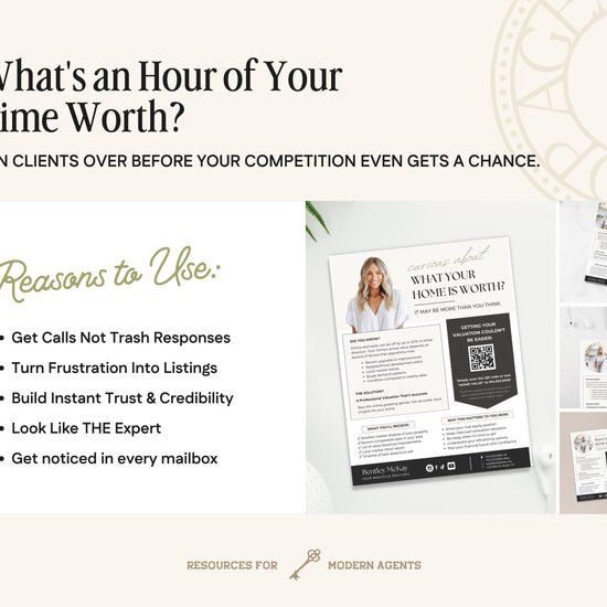 Home Value Marketing Flyer | Real Estate Canva Template | CMA Property Flyer | CMA Mailer | CMA Lead Magnet | Real Estate Lead Magnet Flyer