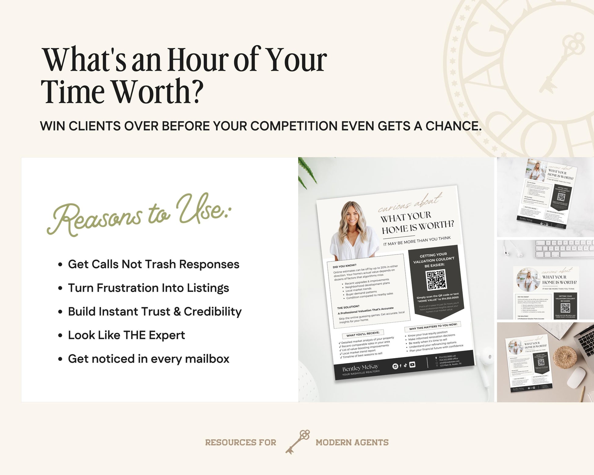 Home Value Marketing Flyer | Real Estate Canva Template | CMA Property Flyer | CMA Mailer | CMA Lead Magnet | Real Estate Lead Magnet Flyer