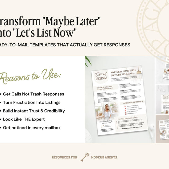 Real Estate Expired Listing Flyer | Real Estate Marketing | Canva Template | Real Estate Template | New Agent Flyer | Expired Listing Letter