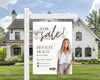 Real Estate Yard Sign Template | For Sale Sign | Property Sign | Modern For Sale Sign | Real Estate Sold Sign | Canva For Sale | Sign Rider
