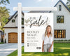 Real Estate Yard Sign Template | For Sale Sign | Property Sign | Modern For Sale Sign | Real Estate Sold Sign | Canva For Sale | Sign Rider