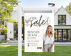Real Estate Yard Sign Template | For Sale Sign | Property Sign | Modern For Sale Sign | Real Estate Sold Sign | Canva For Sale | Sign Rider