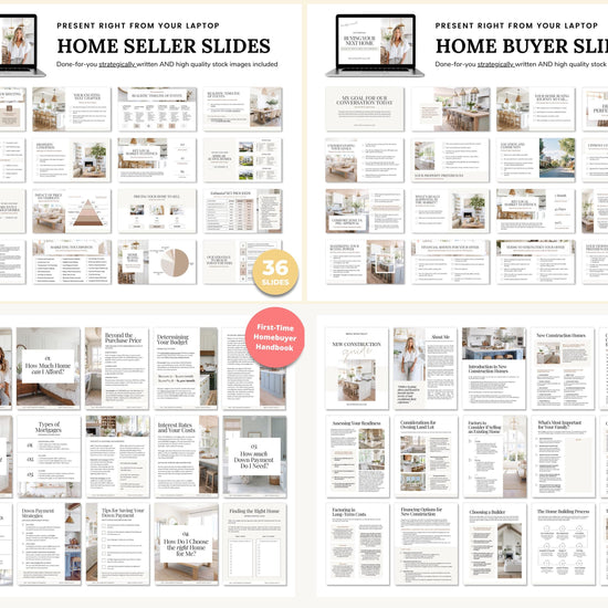 Real Estate Client Guide Bundle | Real Estate Marketing | Seller Guides | Buyer Guides | Seller Guides | Real Estate Client Guides | Canva