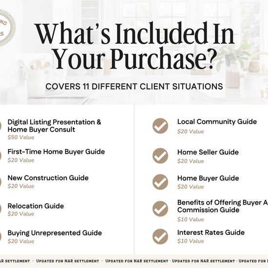Real Estate Client Guide Bundle | Real Estate Marketing | Seller Guides | Buyer Guides | Seller Guides | Real Estate Client Guides | Canva