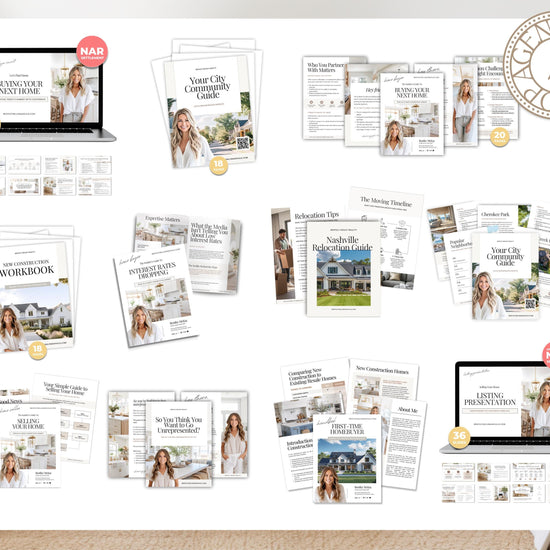 Real Estate Client Guide Bundle | Real Estate Marketing | Seller Guides | Buyer Guides | Seller Guides | Real Estate Client Guides | Canva