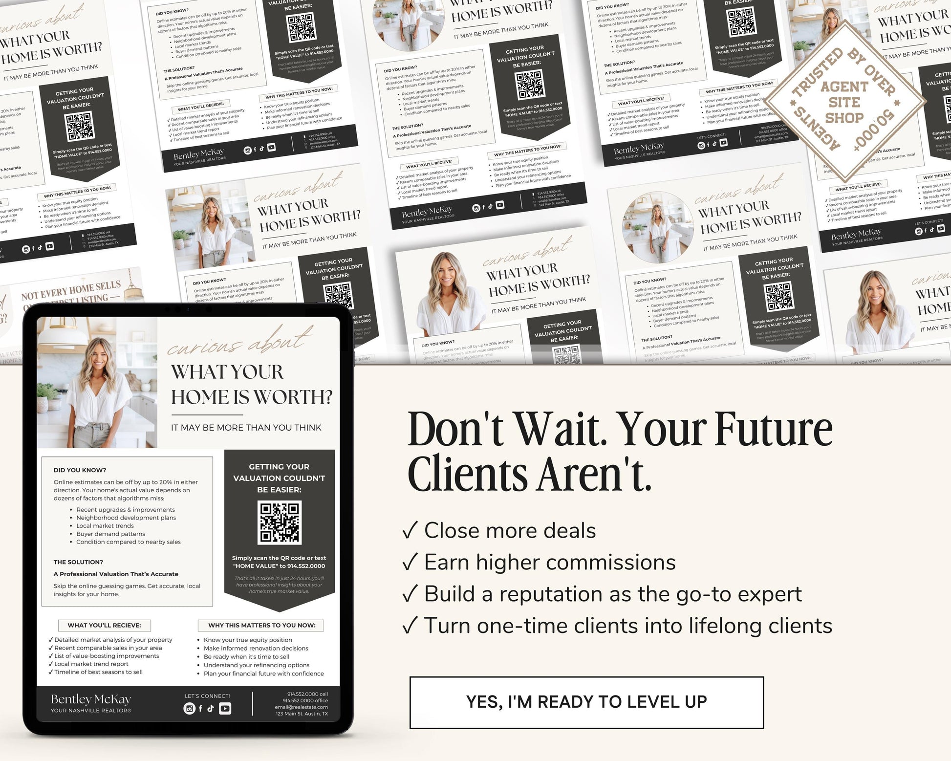 Home Value Marketing Flyer | Real Estate Canva Template | CMA Property Flyer | CMA Mailer | CMA Lead Magnet | Real Estate Lead Magnet Flyer