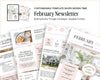 February Real Estate Newsletter | Real Estate Marketing | Real Estate Newsletter | Email Marketing | Canva Template| Printable | Valentine's