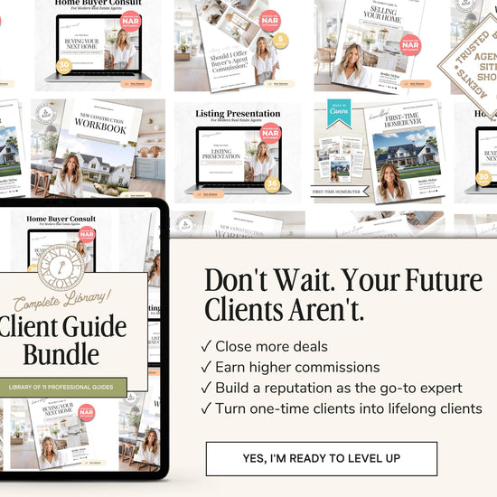 Real Estate Client Guide Bundle | Real Estate Marketing | Seller Guides | Buyer Guides | Seller Guides | Real Estate Client Guides | Canva