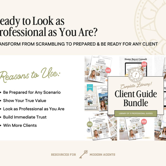 Real Estate Client Guide Bundle | Real Estate Marketing | Seller Guides | Buyer Guides | Seller Guides | Real Estate Client Guides | Canva