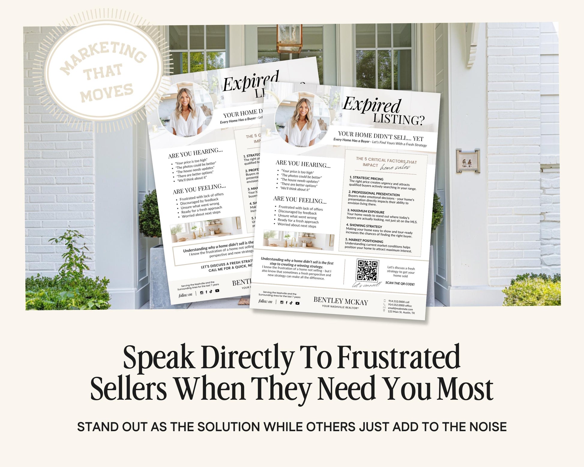 Real Estate Expired Listing Flyer | Real Estate Marketing | Canva Template | Real Estate Template | New Agent Flyer | Expired Listing Letter