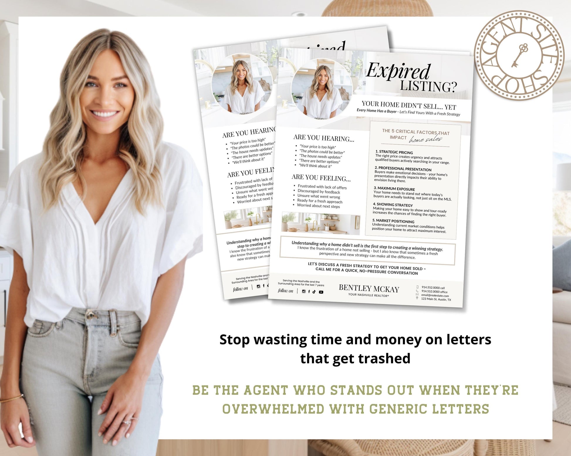 Real Estate Expired Listing Flyer | Real Estate Marketing | Canva Template | Real Estate Template | New Agent Flyer | Expired Listing Letter