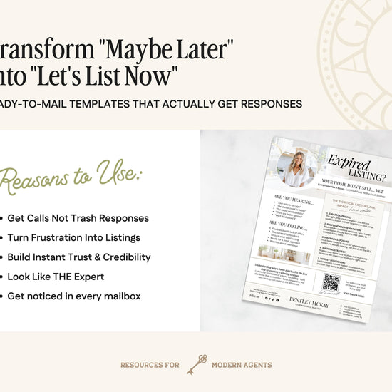 Real Estate Expired Listing Flyer | Real Estate Marketing | Canva Template | Real Estate Template | New Agent Flyer | Expired Listing Letter