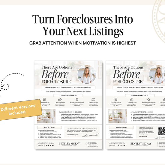 Foreclosure Real Estate Flyer | Real Estate Marketing | Canva Template | Real Estate Template | Pre-Foreclosure | Pre-Foreclosure Mailer