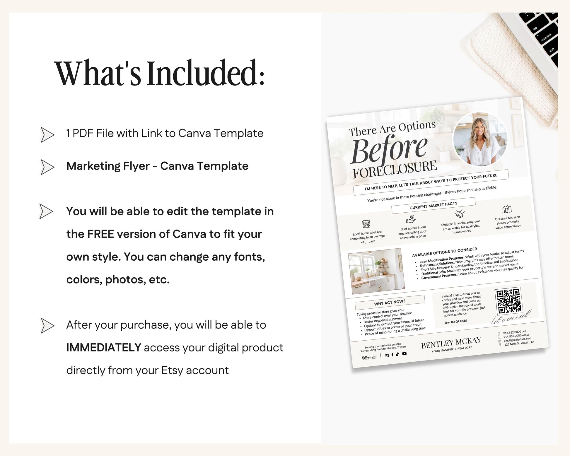 Foreclosure Real Estate Flyer | Real Estate Marketing | Canva Template | Real Estate Template | Pre-Foreclosure | Pre-Foreclosure Mailer
