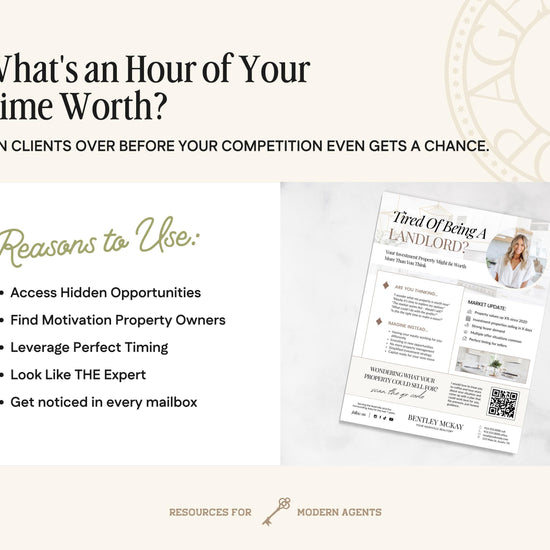 Absentee Ownership Flyer | Real Estate Marketing | Canva Template | Real Estate Template | Landlord Into Listing | Absentee Ownership Letter