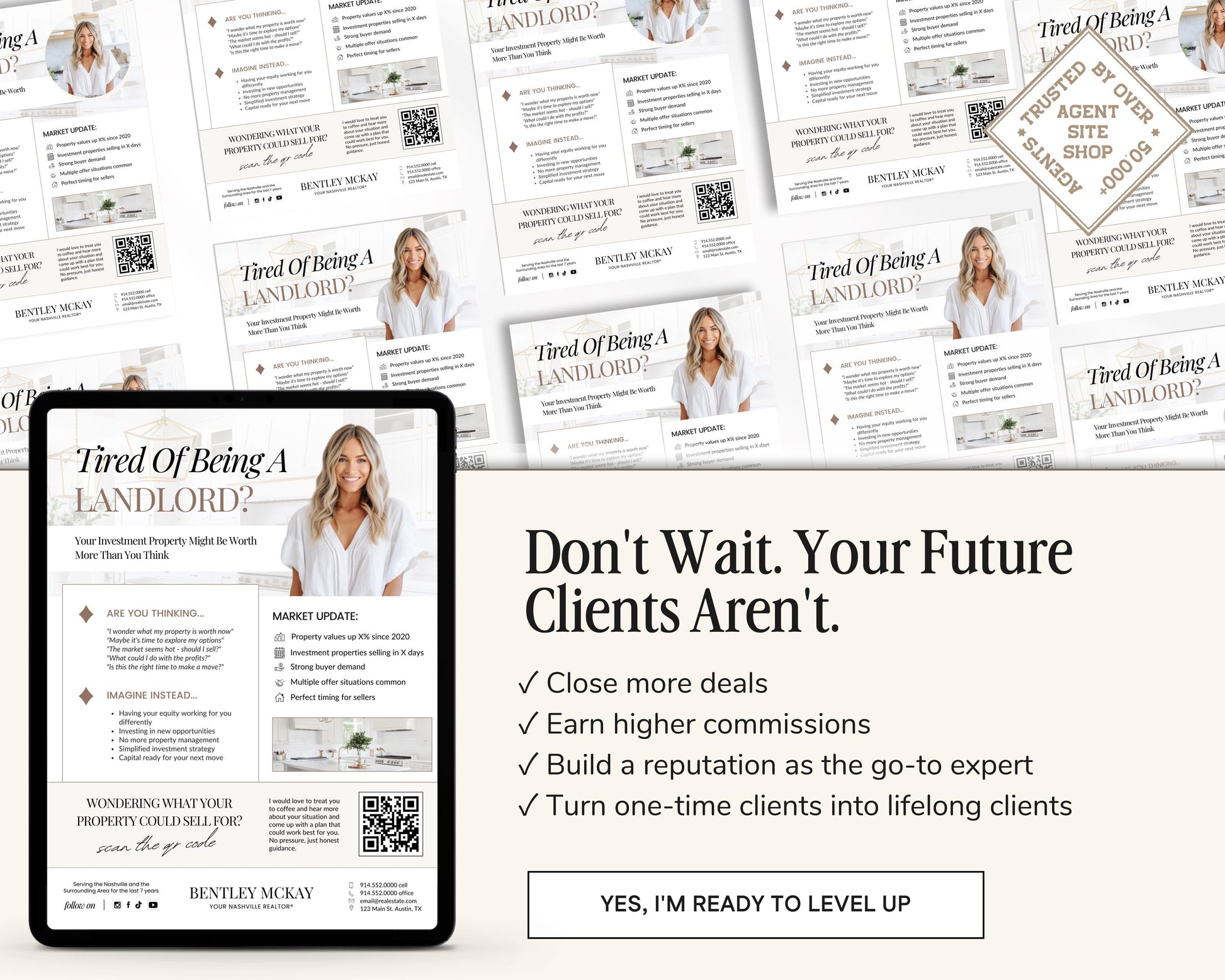 Absentee Ownership Flyer | Real Estate Marketing | Canva Template | Real Estate Template | Landlord Into Listing | Absentee Ownership Letter