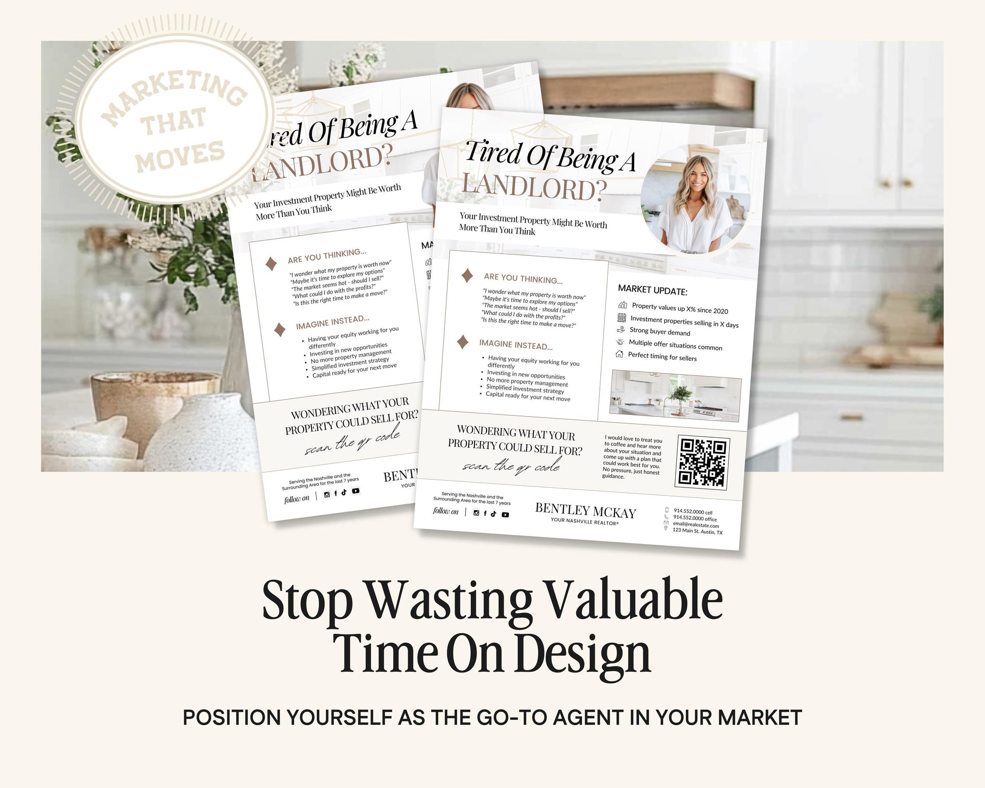 Absentee Ownership Flyer | Real Estate Marketing | Canva Template | Real Estate Template | Landlord Into Listing | Absentee Ownership Letter