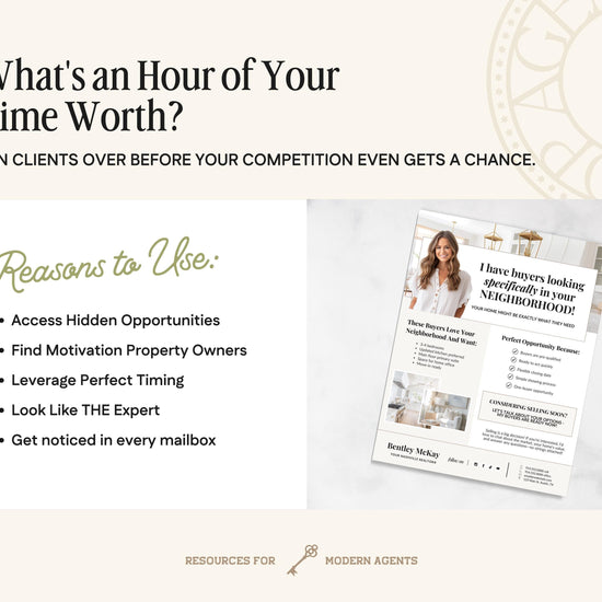 Golden Letter | I Have Buyers Letter | Seller Prospecting Flyer | Home Buyer Prospecting Letter | Real Estate Marketing | Farming Flyer
