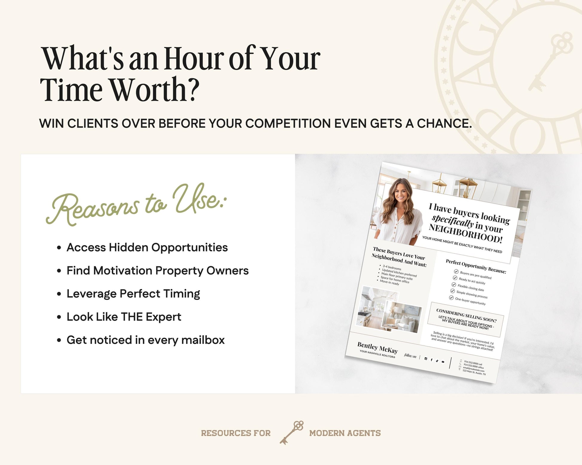 Golden Letter | I Have Buyers Letter | Seller Prospecting Flyer | Home Buyer Prospecting Letter | Real Estate Marketing | Farming Flyer
