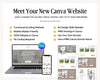Real Estate Canva Website Template | Real Estate Agent Website Template | Landing Page | Lead Magnet | Home Buyer Guide | Home Seller Guide