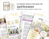 April Real Estate Newsletter | Real Estate Marketing | Monthly Real Estate Newsletter | Email Marketing | Canva Template| Printable| Easter