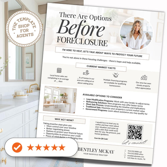 Foreclosure Real Estate Flyer | Real Estate Marketing | Canva Template | Real Estate Template | Pre-Foreclosure | Pre-Foreclosure Mailer