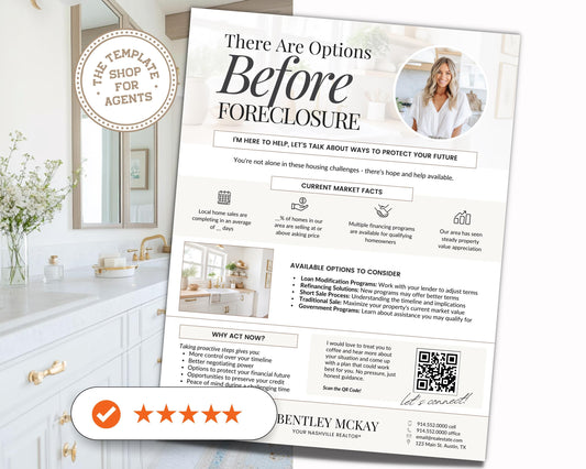 Foreclosure Real Estate Flyer | Real Estate Marketing | Canva Template | Real Estate Template | Pre-Foreclosure | Pre-Foreclosure Mailer