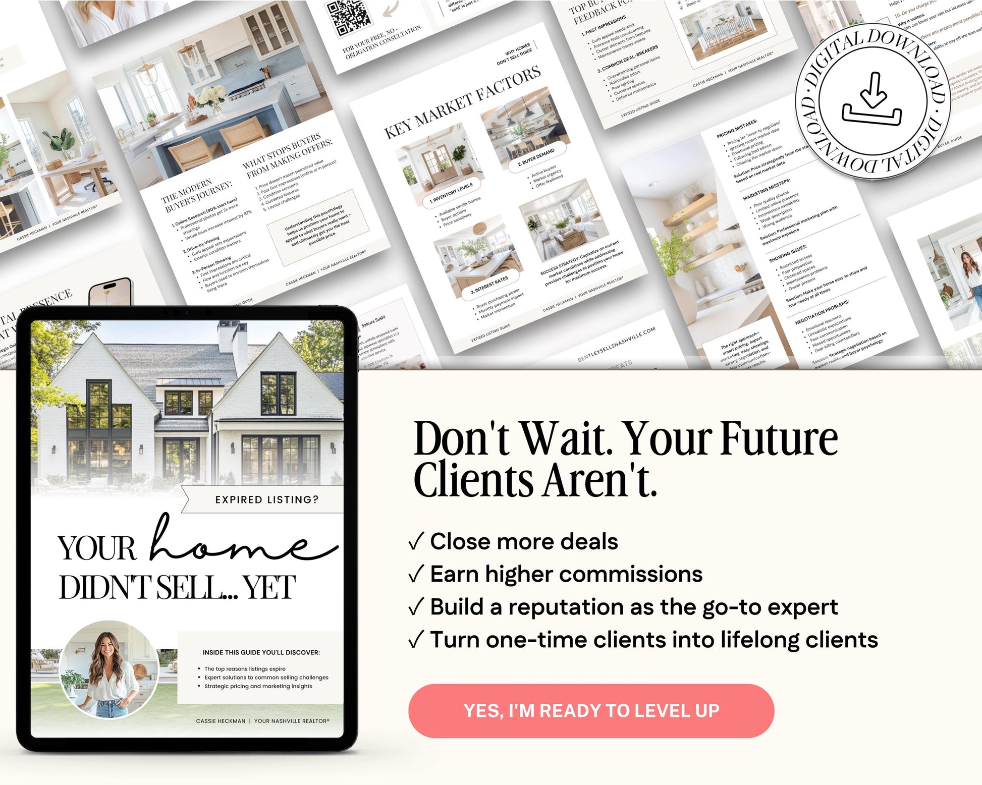 Real Estate Expired Listing Guide | Expired Prospecting | Canva Template | Real Estate Template | New Agent Flyer | Expired Listing Letter