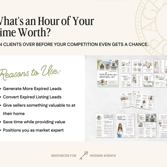 Expired Listing Bundle | Expired Prospecting | Canva Template | Real Estate Template | New Agent Flyer | Expired Listing Letter| Real Estate